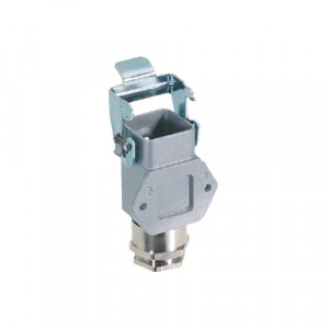 Закрытое основание разъема MIN GUT GC 7 M20 25 Z0, Основание разъема на панель, закрытое, типоразмер 3A, без уплотнителя, 1 кабельный ввод M20x1,5, IP54, с одной защелкой, без защитной крышки, материал корпуса: цинковый сплав