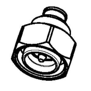 64S101-273N1, РЧ соединители / Коаксиальные соединители STRAIGHT PLUG