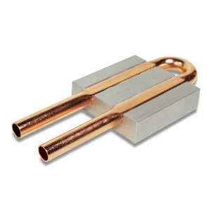 ATS-TCP-1000, Радиаторы Tubed Cold Plate, High Performance IGBT, No Finish, 0.075C/W at 1.0 GPM, 2-Pass, 57x57x15mm (LxWxH)