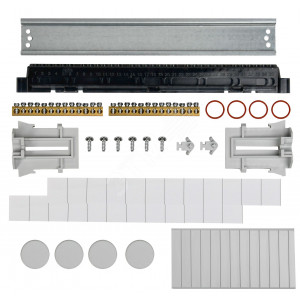Корпус пластиковый КМПн-12 IP65 черн. прозр. дверь TEKFOR TF5-KP72-N-12-65-K03-K02