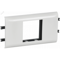 DLP Рамка и суппорт на 2 модуля для кабель-каналов с шириной крышки 65мм белая 010952