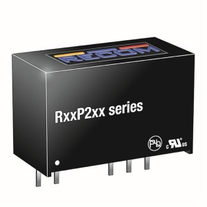 R12P205D, Преобразователи постоянного тока в постоянный с изоляцией 2W DC/DC 5.2kV UNREG 12Vin +/-5Vout