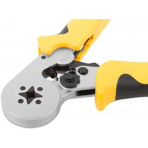 Пресс-клещи для обжима втулочных наконечников 0,25-10 мм, прорезиненные ручки 175 мм 60072