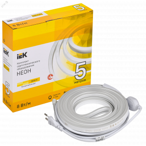 Комплект DIY (2835WW120-8-IP65-220В 5м + др.) LSR5-1-120-65-2-05-S0