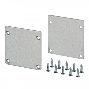 Заглушка SL-ARC-3535 Silver 026589, Пара заглушек для профиля SL-ARC-3535. Цвет - серебристый. В комплекте 2 заглушки, 10 шурупов. Цена за комплект.