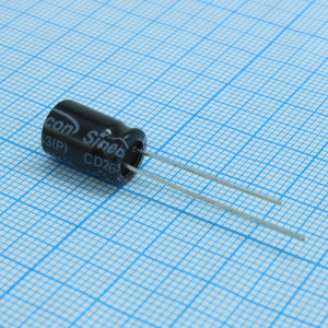 RAK471D1C08121P7BS00, Конденсатор радиальный миниатюрный 470мкФ 16В ±20% 8*11 105°