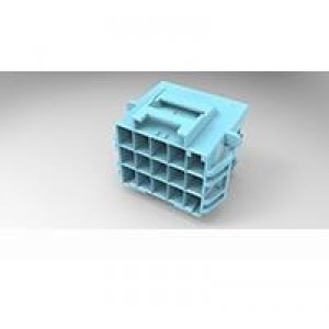 3-1971875-7, Сверхмощные разъемы питания 3x5 CAP HSG PANEL MOUNT KEY C BLU