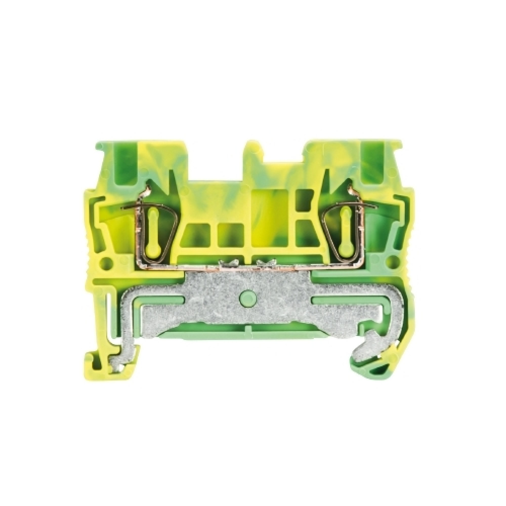 Изображение товара Заземляющая клемма WKF 1,5 SL/35 пружинный монтаж 500V желто-зеленая