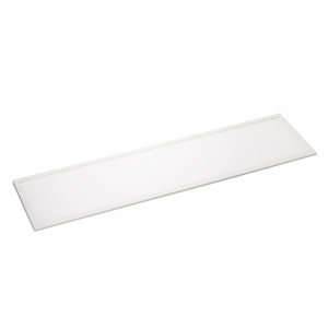 Панель IM-S300x1200-40W Warm3000 (WH, 120 deg, 230V) 023155(2), Светодиодная панель с торцевой заcветкой. Мощность 40 Вт, св. поток 3600 лм, 90 лм/Вт, теплый 3000 K, CRI>80, угол 120°, напряжение питания 230 В. Белый квадратный корпус из алюминия, экран PS, LGP PMMA, степень защиты IP40. Размер (ДхШхВ) 1195х295х10,4 м