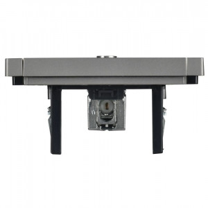 FORTE&PIANO Розетка TV оконечная FP528 сталь IEK FP-A10-O-K46