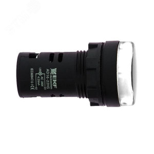 Матрица светодиодная AD16-22HS белая 12В AC/DC PROxima ledm-ad16-w-12, Лампа сигнальная d22-12V бел