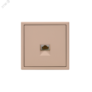 ARTGALLERY РОЗЕТКА компьютерная RJ45, кат. 5е, механизм, ПЕСОЧНЫЙ GAL001283