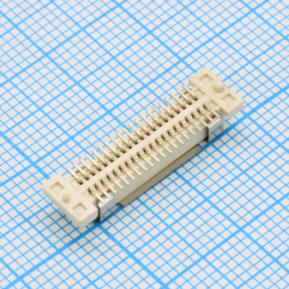 Изображение товара Соединитель плата-плата 40 контактов 0.8мм для поверхностного монтажа
