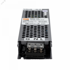 Блок питания для светодиодной ленты 150Вт 12.5А 12В IP20 BSPS метал. 5024397