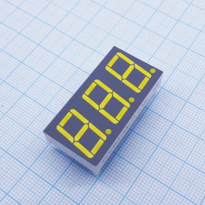 FYT-5631AUW-21, 3-х разрядный индикатор 14,2мм/белый/9500К/180-200мкд/ОК