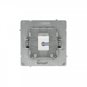 Компьютерная розетка RJ-45 без шторки, кат.6А одинарная,KANT, белая магнолия 7000673
