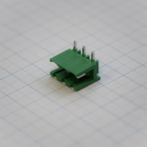 2EDGR-5.0-03P-14-00A(H), Разъемный клеммный блок на плату, 3 контакта. Серия 2EDGR-5.0