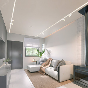 Светильник светодиодный трековый магнитный на шинопровод ДПО-20w 4000К 1800Лм 48v белый 41947