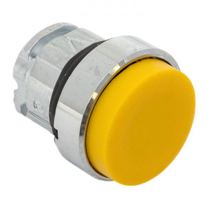 Исполнительный механизм кнопки XB4 желтый выпирающая возвратный без фиксации, без подсветки IP65 EKF XB4BL-Y-65