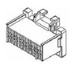 12110088, Автомобильные разъемы 24P FEMALE GRAY 100 SERIES 5 AMPS