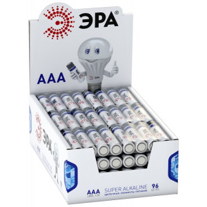 Батарейки ЭРА LR03-4S promo-box SUPER Alkaline (96/384/36864)(кр.96шт) [Б0018950]