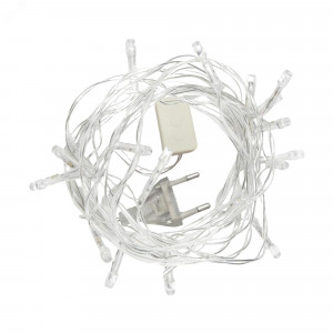 Гирлянда светодиодная ULD-S0250-020/STA MULTI IP20 2.5м 20 светодиодов разноцвет. свет провод прозр. Uniel UL-00005481