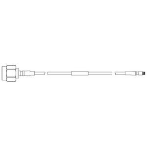 70W-32S1-W1K1-00305, Соединения РЧ-кабелей RF Cable Assembly SMA(m) str/ WSMP(f) 12" RTK-Flex 047