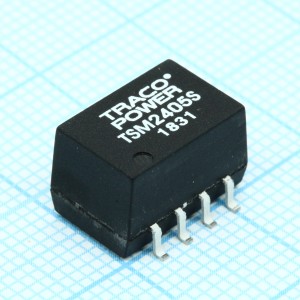 TSM 2405S, Преобразователь DC-DC на печатную плату вход 24В выход 5В 0.2A 1Вт 8-Pin SOIC