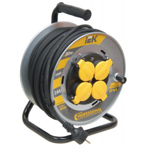 Катушка УК30 2P+PE/30м КГ 3х2,5мм2 IP44 