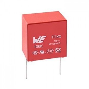 890334023024, Защищенные конденсаторы WCAP-FTXX 20mm Lead 0.12uF 10% 310VAC