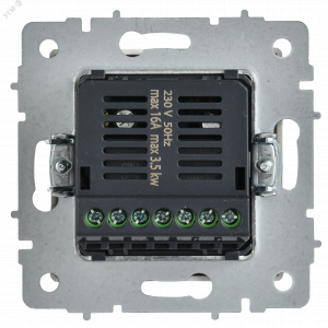 BRITE Термостат электронный с индикацией ТС10-1-БрАБ арктический белый IEK BR-RT11-K91