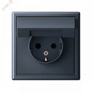 Розетка ArtGallery 16А IP20 с заземл. защ. шторки с крышкой механизм грифель SE GAL000746