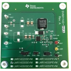 LMR14030SEVM, Средства разработки интегральных схем (ИС) управления питанием LMR14030S Eval Mod