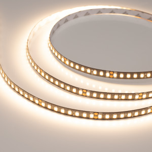 Лента RT-A160-BLACK-8mm 24V Warm3000 (12 W/m, IP20, 2835, 5m) 029426(2), Светодиодная лента RT-A160, открытая. Светодиоды 2835, 160 шт/м (800 шт на 5 м), черная плата, ширина 8 мм, скотч 3M. Цвет ТЁПЛЫЙ 3000 K, цветопередача CRI>85, угол 120°. Питание 24V, мощность 12 Вт/м (60 Вт на 5 м). Размеры 5000x8x1.5 мм. Мин. отрезок 50