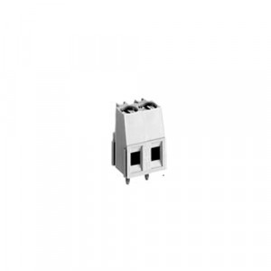 Клемма 8191/3/2 OB, Клемма горизонтальный подвод кабеля, на плату, шаг: 10 мм, 2 полюса, фиксация провода винтовая, исполнение: без маркировки, 300V, 16А, цвет: серый