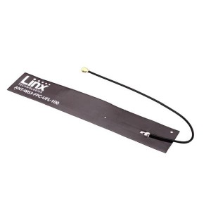 ANT-W63-FPC-UFL-100, Антенны 6GHz, 5GHz, 2.4GHz WiFi flexible adhesive antenna, 100 mm long 1.13 mm coax, U.FL/MHF1 connector, supports WiFi6 and WiFi6E applications