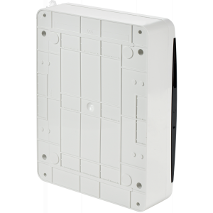 Корпус пластиковый ЩРН-П-24 IP41 черн. прозр. дверь TEKFOR TF5-KP12-N-24-41-K01-K03