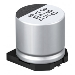 EEHZK1E101UP, Полимерный гибридный алюминиевый конденсатор для поверностного монтажа 100мкФ 25В 6,3x5,8мм