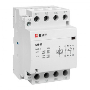 Контактор модульный КМ 63А 4NC (3 мод.) PROxima km-3-63-04