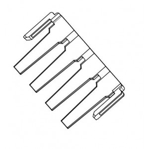 105415-0007, Проводные клеммы и зажимы Mega-fit TPA 7Ckt 94 V-0 Nat