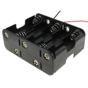 12BH310A-GR, Контакты, защелки, держатели и пружины для цилиндрических батарей 10 AA CELLS