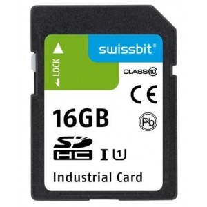 SFSD016GL3BM1TO-I-GE-2B1-STD, Карты памяти Industrial SD Card, S-45, 16 GB, MLC Flash, -40 C to +85 C