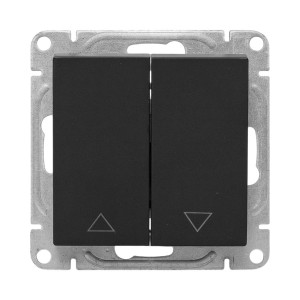 Механизм выключателя жалюзи, ч-рный Эпика EKF UP1-SWB-25