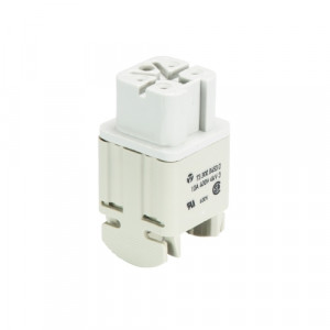 Розеточная контактная вставка MIN BUS 4 2,5 25 AG, Розеточная контактная вставка, винтовая фиксация, 4 полюса + PE, типоразмер 3A, 400V, 10A, сечение обслуживаемых проводников 0,5-2,5 мм кв, тип покрытия контактов: серебро