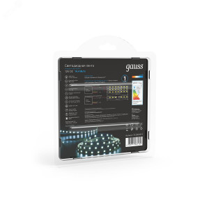 Лента LED 5050/60-SMD 14.4W 12V DC холодный белый (блистер 5м) (кр.1шт)