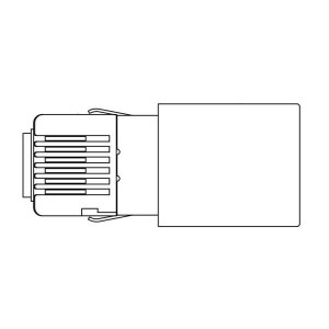 937-SP-360606-A152, Модульные соединители / соединители Ethernet Modular Plug Standard 6P 6C Shielded .025-.031 Conductors