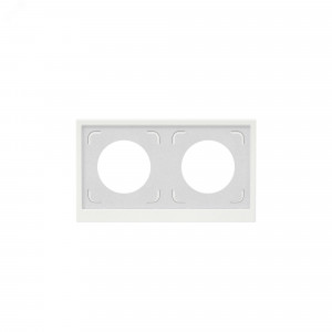 Рамка 2 поста IP44, KANT, белая магнолия 7000944