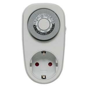 Розеточный механический таймер 16A суточный PROxima SMT-48p