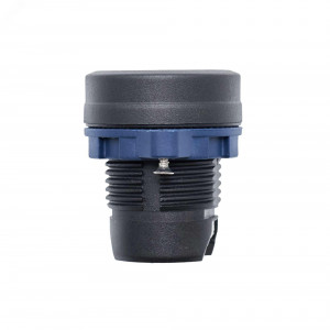 Головка кнопки плоская прозрачная без фиксации,  белая M22P-FMLWP