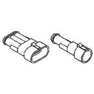 282105-2, Автомобильные разъемы 1.5 SERIES 2P CA
